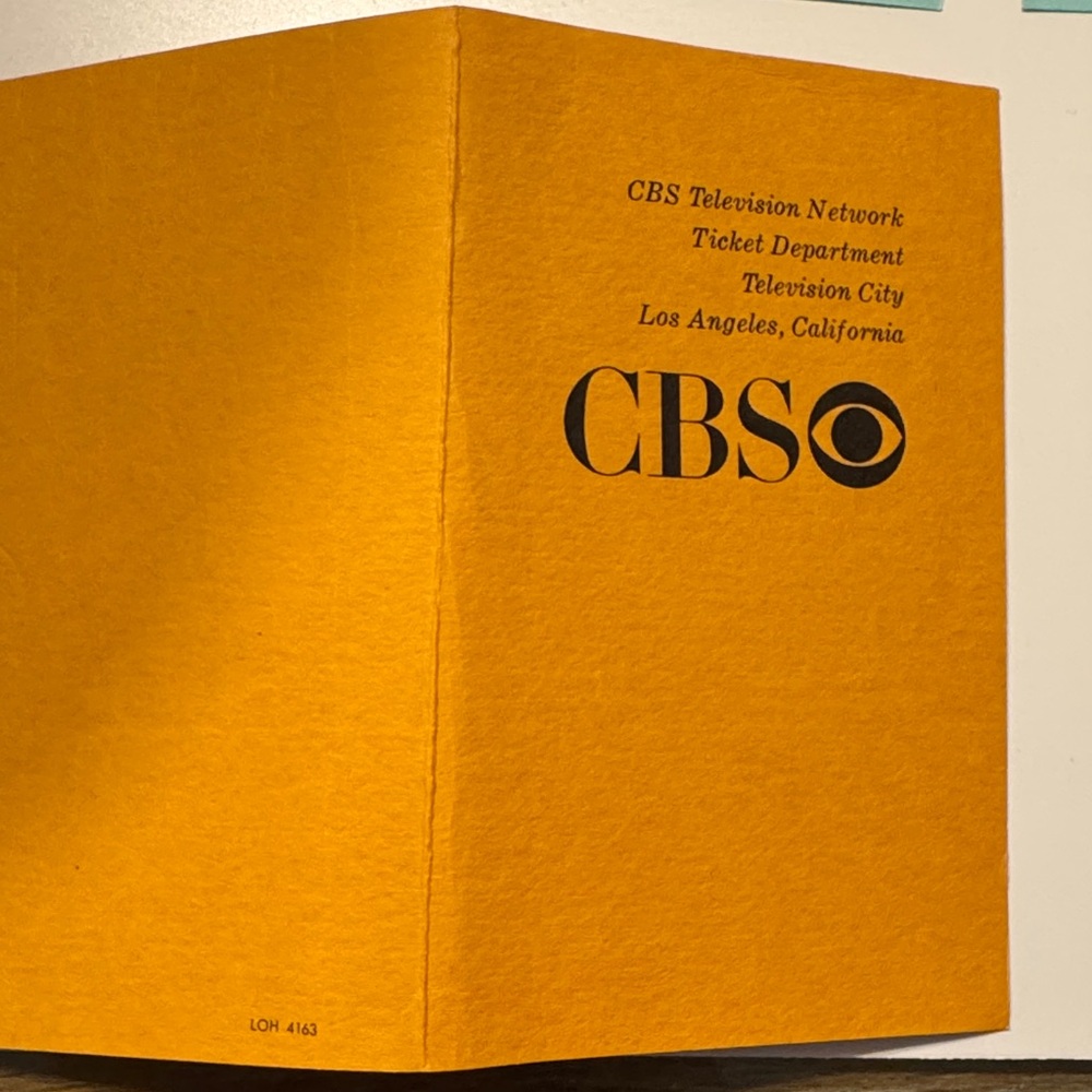 Carol Burnett Show-CBS 1975 Tickets with original CBS ticket holder - Picture 5 of 6